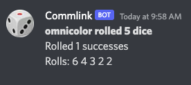 Bot proxying a roll from Slack to Discord